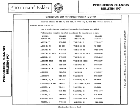 A21T36M Ch= WTS-539; Motorola Inc. ex (ID = 2504907) Télévision