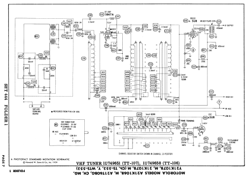 A21T60MG Ch= WTS-553; Motorola Inc. ex (ID = 890742) Television