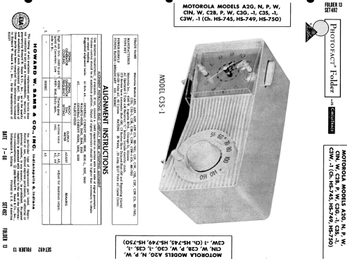 A2W Ch= HS-745; Motorola Inc. ex (ID = 592359) Radio