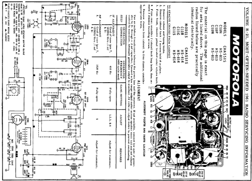 C10W Ch= HS-813; Motorola Inc. ex (ID = 145596) Radio