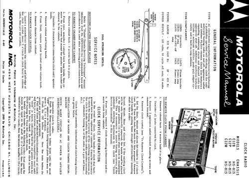 C12B Ch= HS-815; Motorola Inc. ex (ID = 1153837) Radio