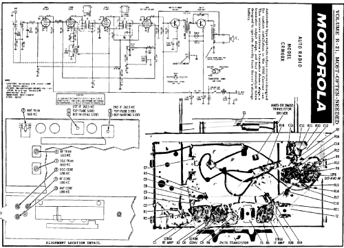 CRM60X ; Motorola Inc. ex (ID = 144923) Car Radio