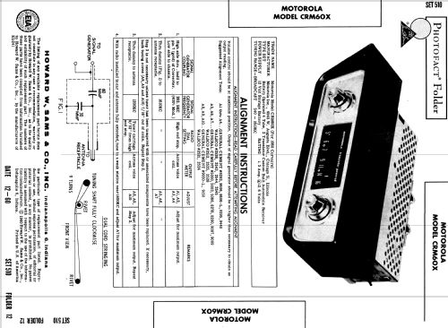 CRM60X ; Motorola Inc. ex (ID = 516004) Car Radio