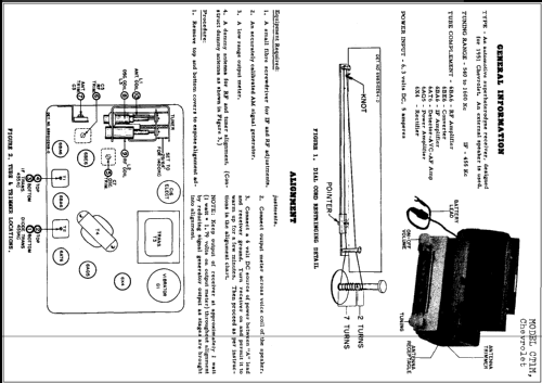 CT1M Chevrolet; Motorola Inc. ex (ID = 228594) Car Radio