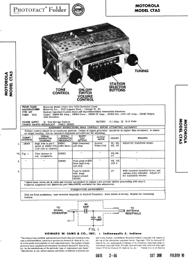 CTA5 ; Motorola Inc. ex (ID = 2731584) Car Radio