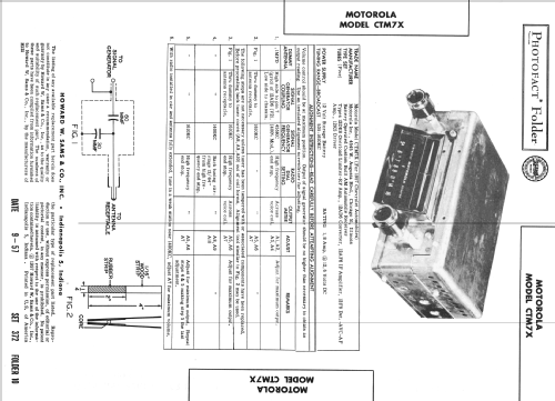 CTM7X ; Motorola Inc. ex (ID = 2443936) Car Radio