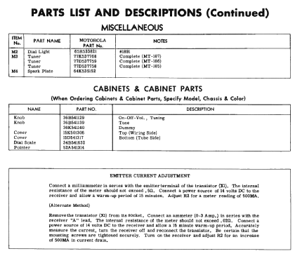 CTM7X ; Motorola Inc. ex (ID = 2443939) Car Radio