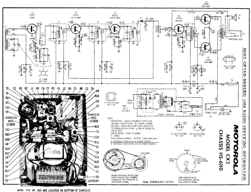 CX2 Ch= HS-6110; Motorola Inc. ex (ID = 179577) Radio