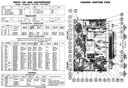 Ford 79MS Ch= FEJ18806-C Car Radio Motorola Inc. ex Galvin Mfg.Co ...