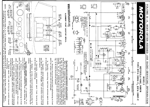 Ford 94MF Ch= B9FA-18806-C; Motorola Inc. ex (ID = 59567) Car Radio