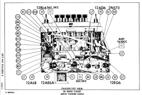 Ford 95MF Ch= B9FA-18806-B; Motorola Inc. ex (ID = 696233) Car Radio