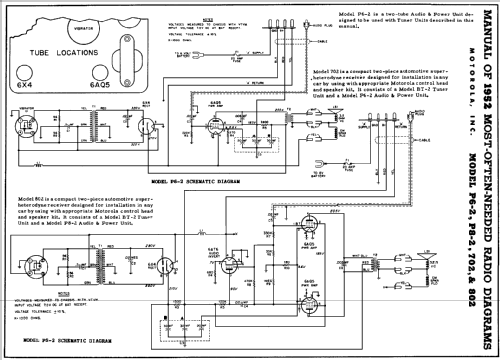 HJ2A Henry J Ch= 2A , P6-2, P8-2; Motorola Inc. ex (ID = 147137) Car Radio