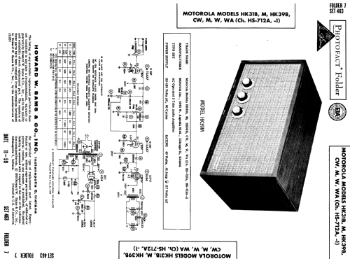 HK39WA Ch= HS-712A-1; Motorola Inc. ex (ID = 611280) Ampl/Mixer