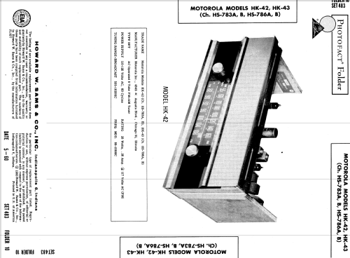 HK-43 Ch= HS-783B; Motorola Inc. ex (ID = 570093) Radio