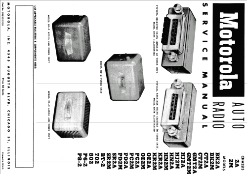 HN2A Hudson Ch= 2A , P6-2, P8-2; Motorola Inc. ex (ID = 1072727) Car Radio