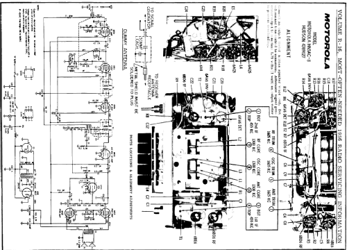 HN5AC-8 Hudson 4389027; Motorola Inc. ex (ID = 125163) Car Radio