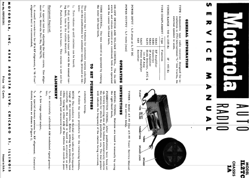 IL2TC Ch= 1A; Motorola Inc. ex (ID = 1084712) Car Radio