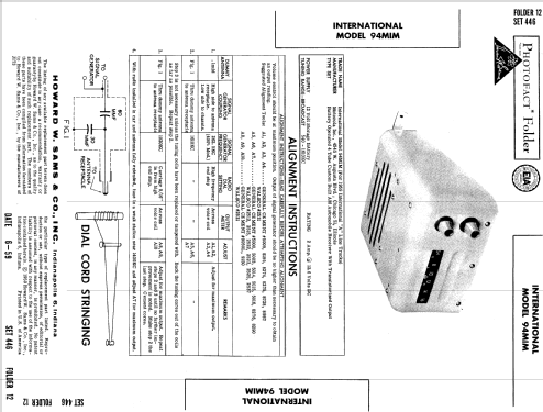 International 94MIM ; Motorola Inc. ex (ID = 691702) Car Radio