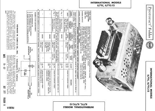 International IL7TC; Motorola Inc. ex (ID = 2467027) Car Radio