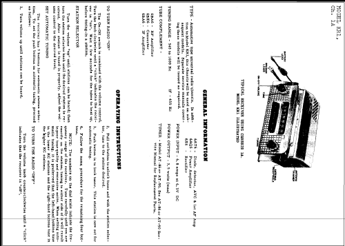 KR1 Ch= 1A; Motorola Inc. ex (ID = 228849) Car Radio