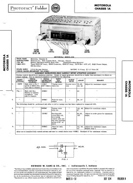 KR1 Ch= 1A; Motorola Inc. ex (ID = 3033255) Car Radio