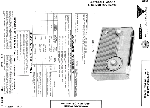 Power 8 L12N Ch= HS-728; Motorola Inc. ex (ID = 551505) Radio