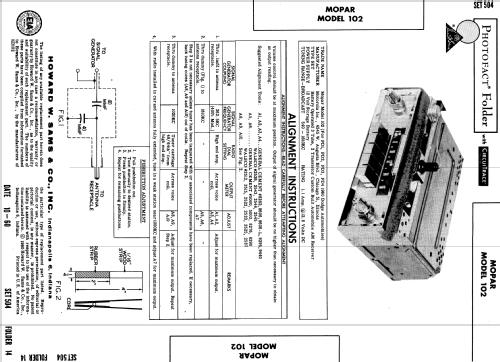 Mopar 102 ; Motorola Inc. ex (ID = 523469) Car Radio