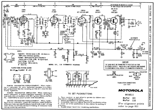 MoPar 110 ; Motorola Inc. ex (ID = 185278) Car Radio