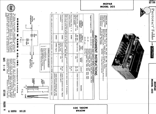 Mopar 302 ; Motorola Inc. ex (ID = 519135) Car Radio