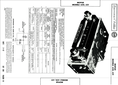 MoPar 620 Plymouth P28, P29; Motorola Inc. ex (ID = 1748427) Car Radio