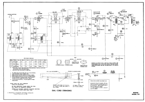 Mopar 701 ; Motorola Inc. ex (ID = 608923) Car Radio