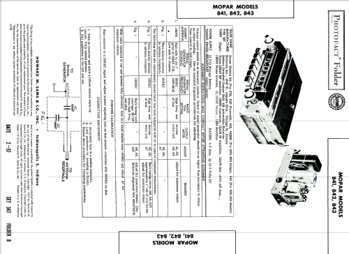 MoPar 841 Plymouth P28, P29; Motorola Inc. ex (ID = 1836516) Car Radio