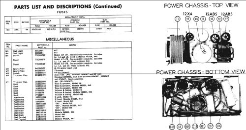 MoPar 841 Plymouth P28, P29; Motorola Inc. ex (ID = 235510) Car Radio