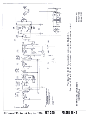 MoPar 841 Plymouth P28, P29; Motorola Inc. ex (ID = 2722541) Car Radio