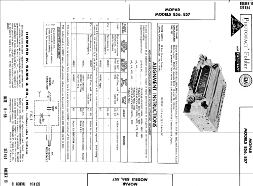 MoPar 857 ; Motorola Inc. ex (ID = 601784) Car Radio