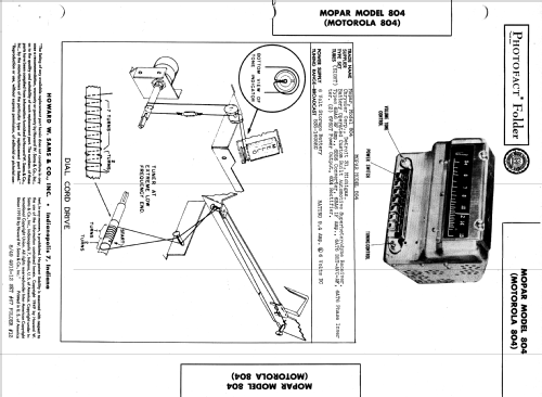 MOPAR De Soto 804; Motorola Inc. ex (ID = 2627352) Autoradio