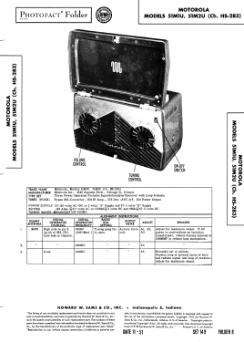 playmate Jr. 51M1U Ch= HS-283; Motorola Inc. ex (ID = 2968325) Radio