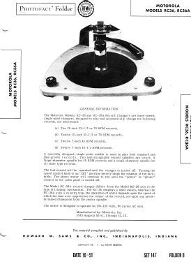 RC36A ; Motorola Inc. ex (ID = 2961491) Sonido-V