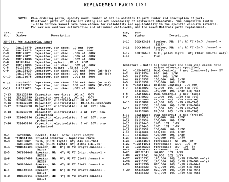 SH17S Ch= HS-764; Motorola Inc. ex (ID = 1156871) R-Player