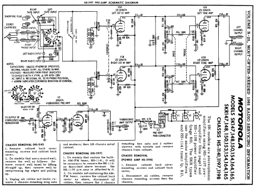 SK154 Ch= HS-1197 + HS-1198; Motorola Inc. ex (ID = 190866) Sonido-V