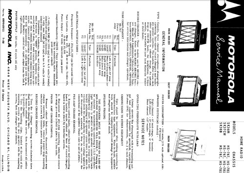 SK36M Ch= HS-767 Ch= HS-781; Motorola Inc. ex (ID = 1160209) R-Player