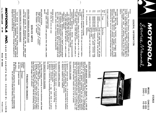 SK43B Ch= HS-835; Motorola Inc. ex (ID = 1156968) R-Player