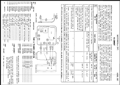 SR7 ; Motorola Inc. ex (ID = 347597) Radio