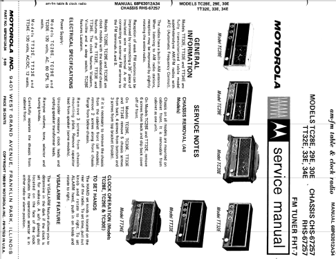 TC28EA Ch= CHS-67257; Motorola Inc. ex (ID = 1198190) Radio