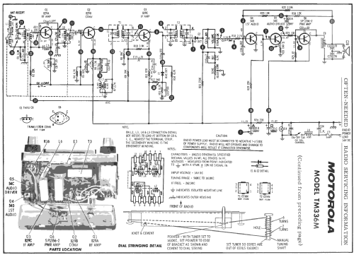 TM336M ; Motorola Inc. ex (ID = 197666) Car Radio