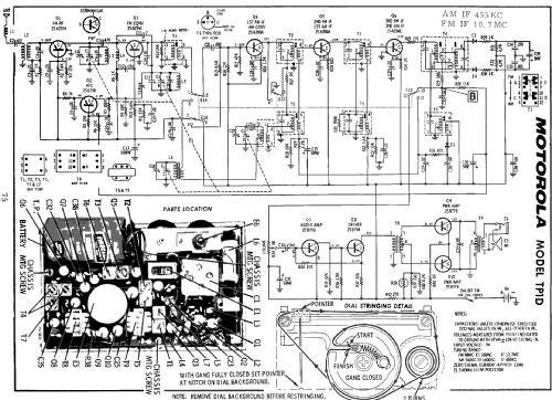 10 Transistor TP1D ; Motorola Inc. ex (ID = 207548) Radio