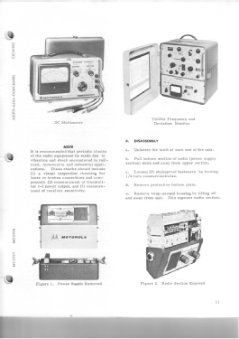 Transistorized Dispatcher Radiophone CC 3501 - D33AA T-1100A SP6; Motorola Inc. ex (ID = 2949095) Commercial TRX