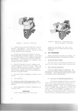 Transistorized Dispatcher Radiophone CC 3501 - D33AA T-1100A SP6; Motorola Inc. ex (ID = 2949096) Commercial TRX