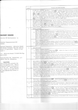 Transistorized Dispatcher Radiophone CC 3501 - D33AA T-1100A SP6; Motorola Inc. ex (ID = 2949101) Commercial TRX