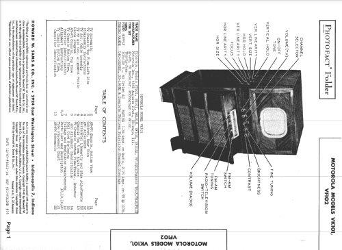 VK101 ; Motorola Inc. ex (ID = 1437505) TV Radio